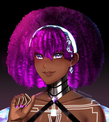 AmethystLady by @UrielJudge on Twitter