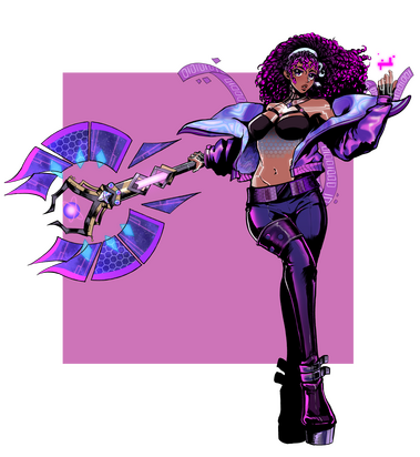 The AmethystLady by @Astronautilu5x on Twitter