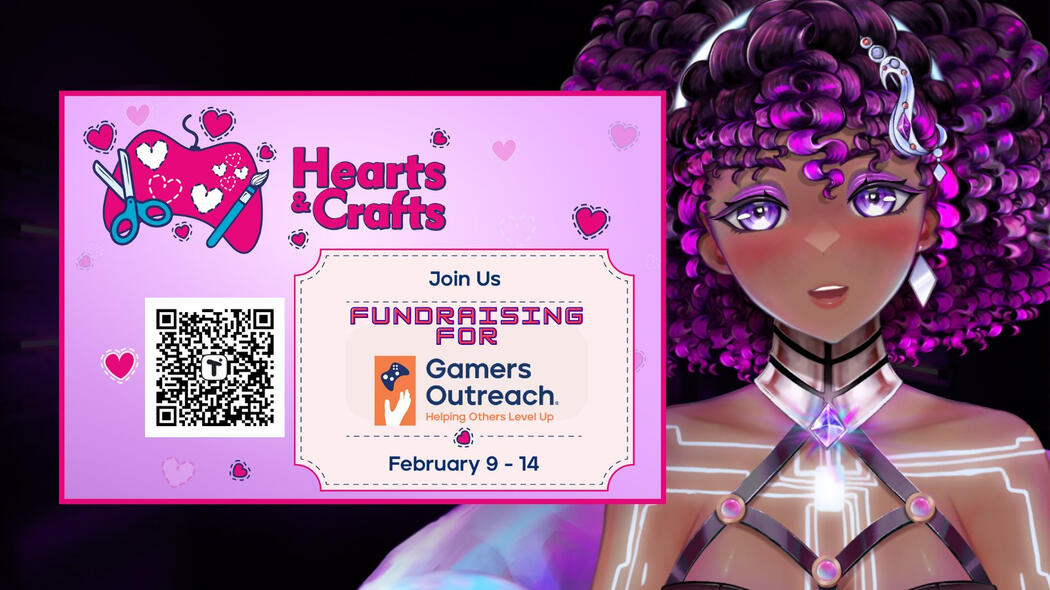 2024 Vtuber Summer Slam Participant AmethystLady for Gamers Outreach Charity