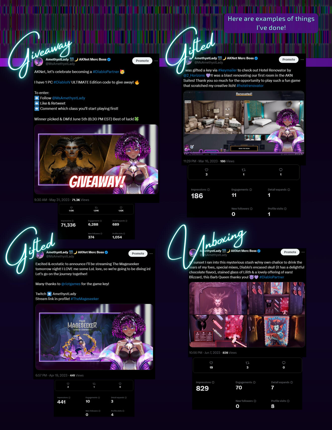 AmethystLady Media Kit